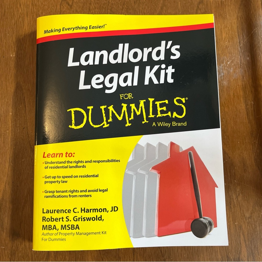 Landlord's Legal Kit For Dummies Book